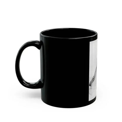 Anita Ekberg #361 - See through top (Vintage Female Icon) Black Coffee Mug - Go Mug Yourself