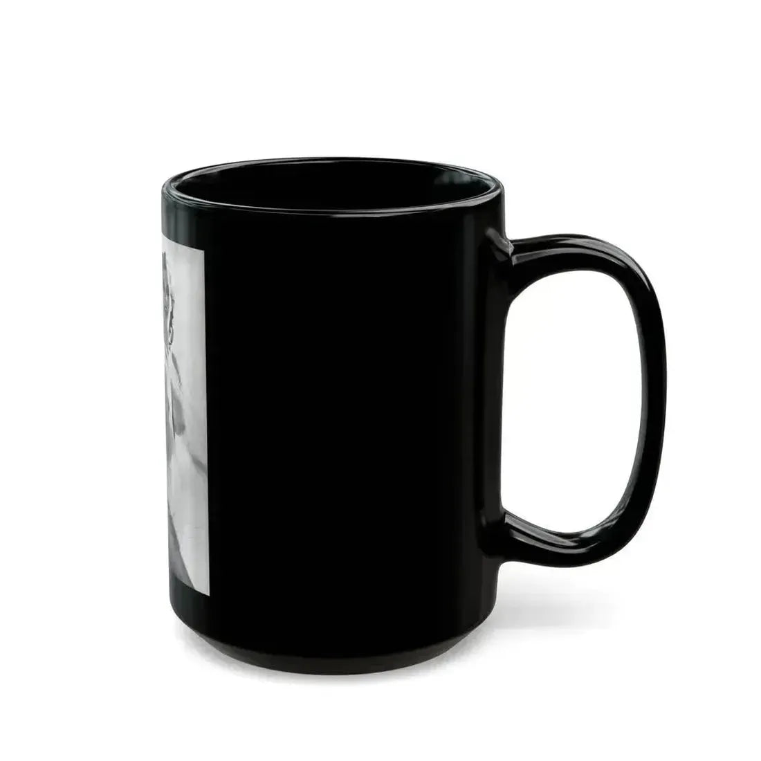 Anita Ekberg #361 - See through top (Vintage Female Icon) Black Coffee Mug - Go Mug Yourself