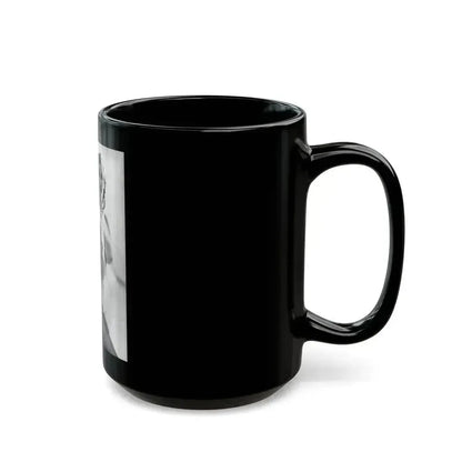 Anita Ekberg #361 - See through top (Vintage Female Icon) Black Coffee Mug - Go Mug Yourself