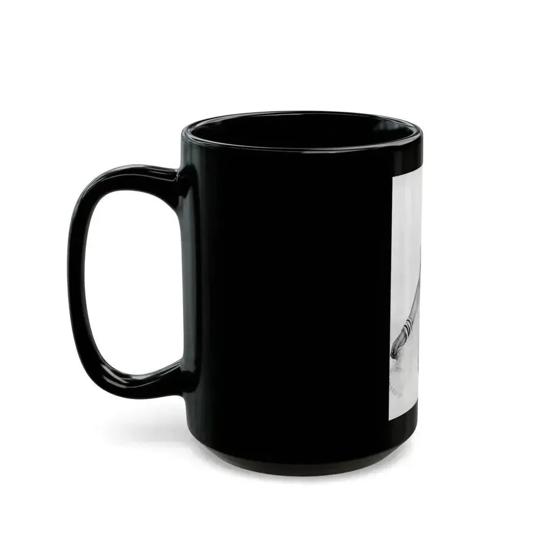 Anita Ekberg #361 - See through top (Vintage Female Icon) Black Coffee Mug - Go Mug Yourself