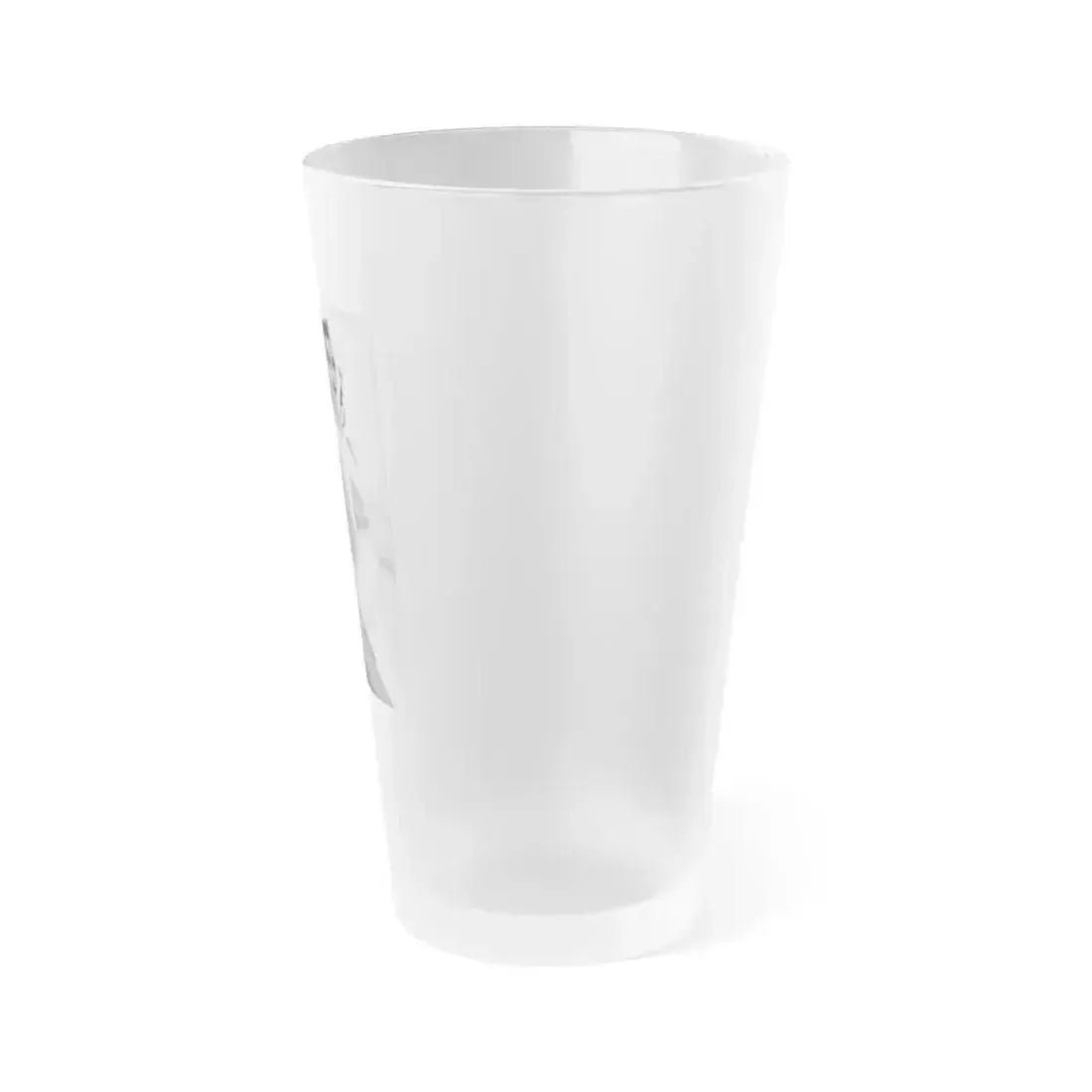 Anita Ekberg #361 - See through top (Vintage Female Icon) Frosted Pint Glass 16oz - Go Mug Yourself
