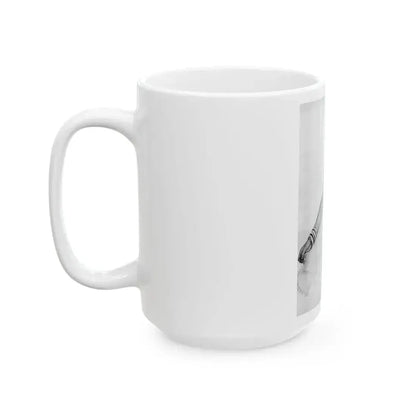 Anita Ekberg #361 - See through top (Vintage Female Icon) White Coffee Mug - Go Mug Yourself