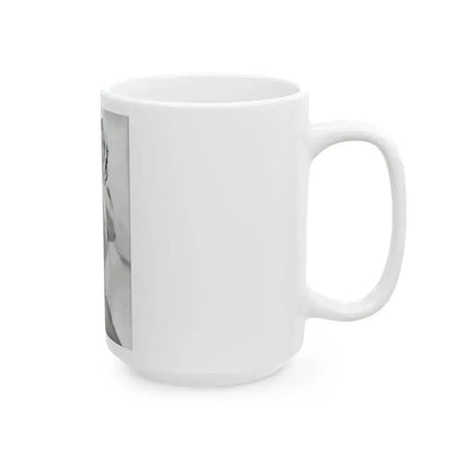 Anita Ekberg #361 - See through top (Vintage Female Icon) White Coffee Mug - Go Mug Yourself