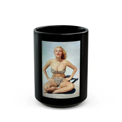 Anita Ekberg #362 (Vintage Female Icon) Black Coffee Mug 15oz - Go Mug Yourself