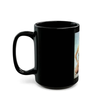 Anita Ekberg #362 (Vintage Female Icon) Black Coffee Mug - Go Mug Yourself