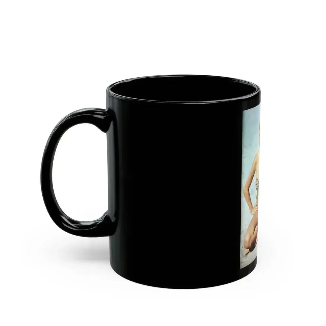 Anita Ekberg #362 (Vintage Female Icon) Black Coffee Mug - Go Mug Yourself