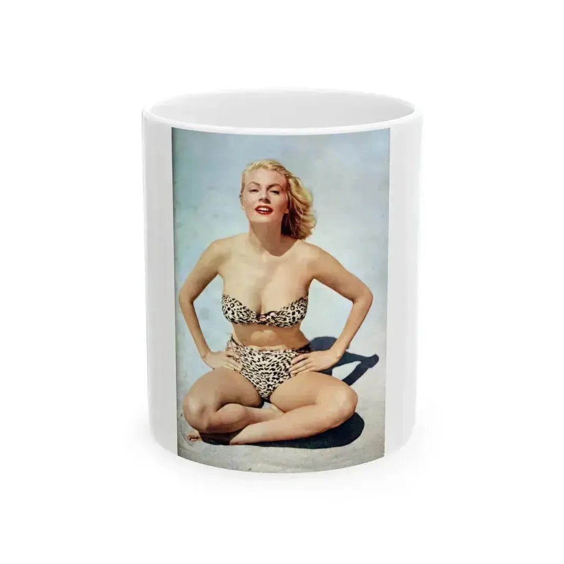 Anita Ekberg #362 (Vintage Female Icon) White Coffee Mug 11oz - Go Mug Yourself