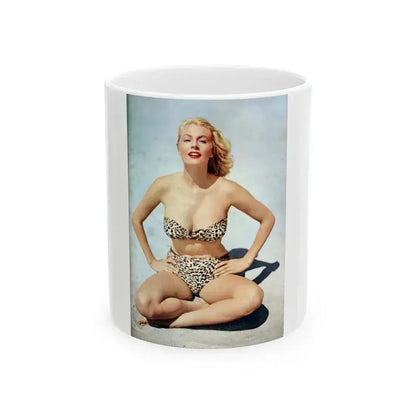 Anita Ekberg #362 (Vintage Female Icon) White Coffee Mug 11oz - Go Mug Yourself