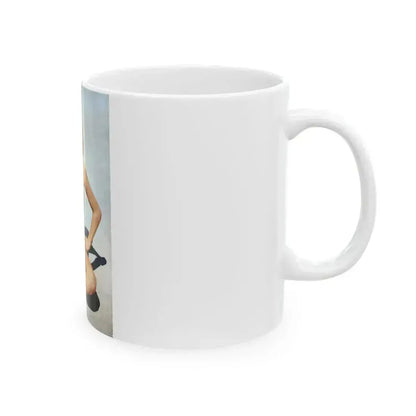 Anita Ekberg #362 (Vintage Female Icon) White Coffee Mug - Go Mug Yourself