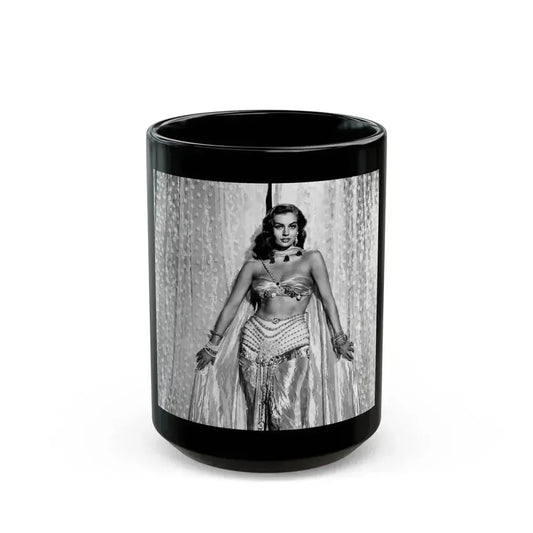 Anita Ekberg #369 (Vintage Female Icon) Black Coffee Mug 15oz - Go Mug Yourself