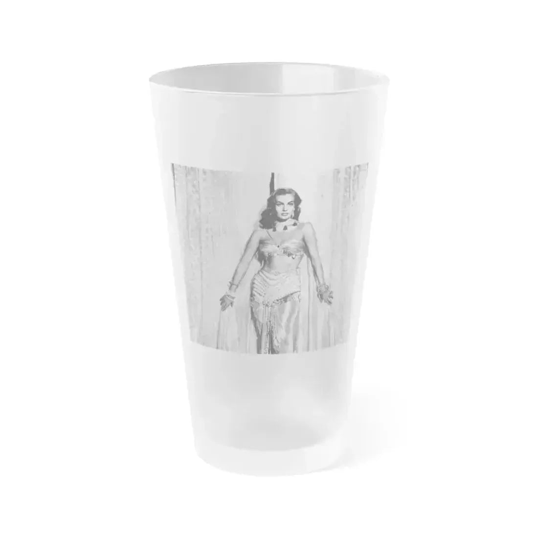 Anita Ekberg #369 (Vintage Female Icon) Frosted Pint Glass 16oz 16oz Frosted - Go Mug Yourself