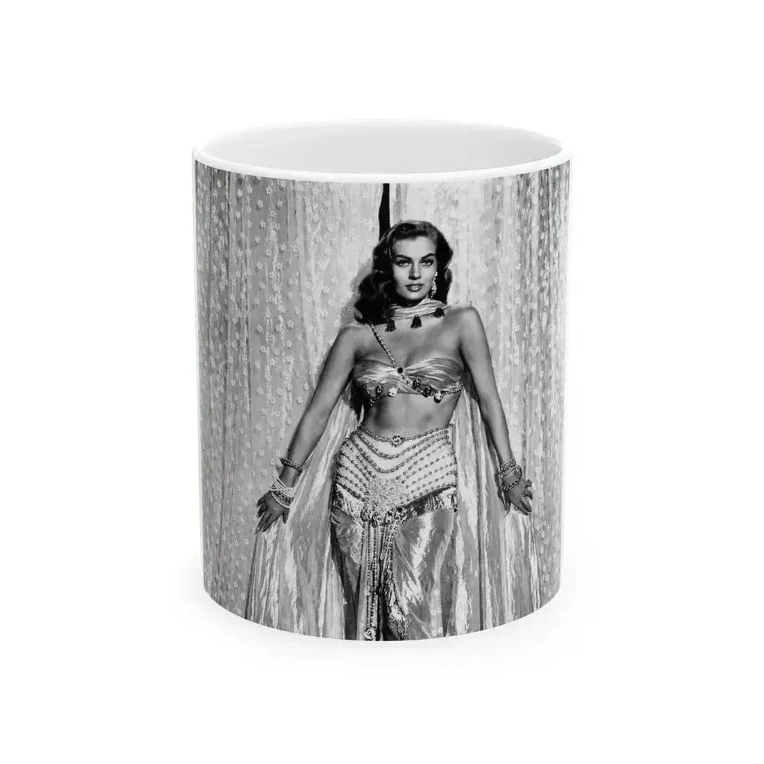 Anita Ekberg #369 (Vintage Female Icon) White Coffee Mug 11oz - Go Mug Yourself