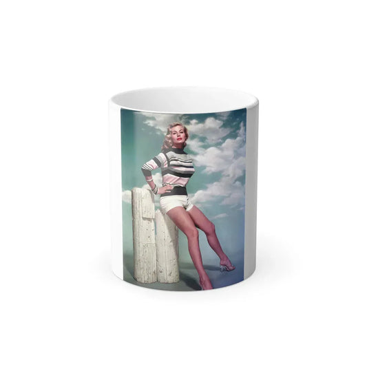 Anita Ekberg #373 (Vintage Female Icon) Color Changing Coffee Mug 11oz - Go Mug Yourself