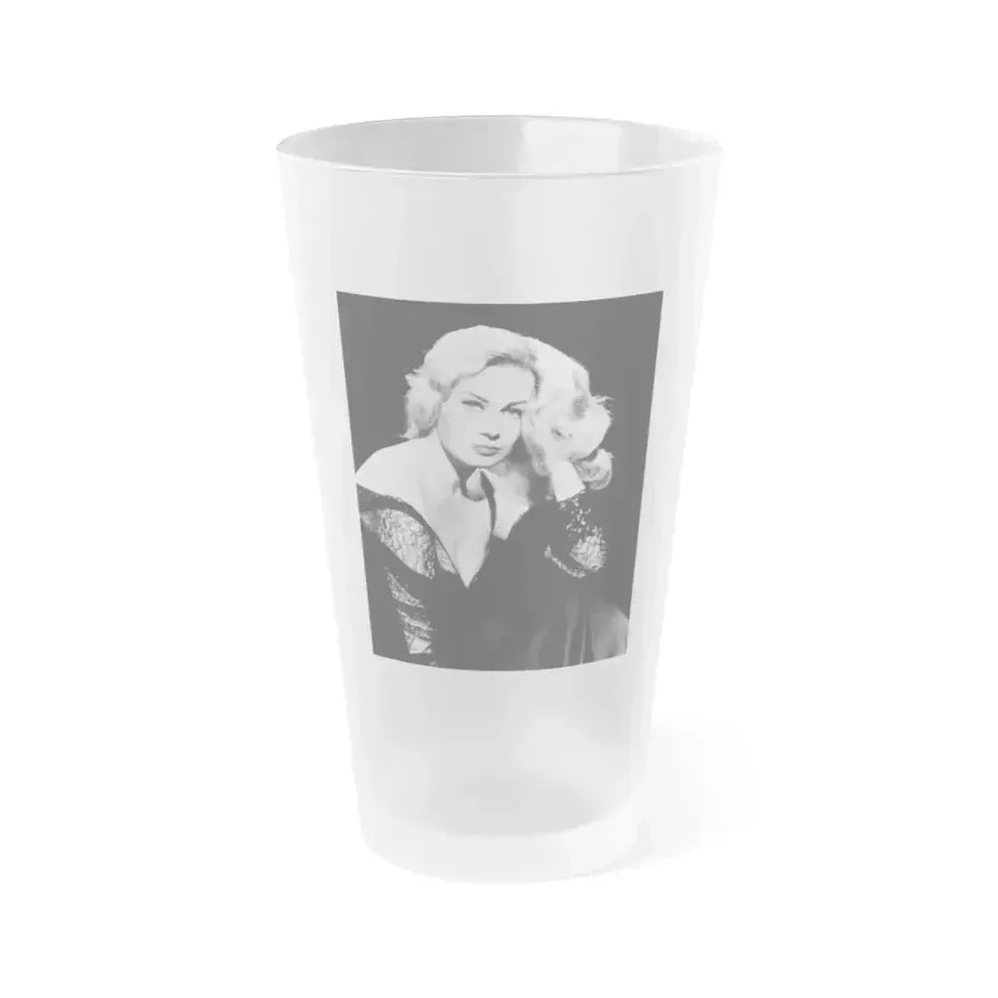 Anita Ekberg #382 (Vintage Female Icon) Frosted Pint Glass 16oz 16oz Frosted - Go Mug Yourself