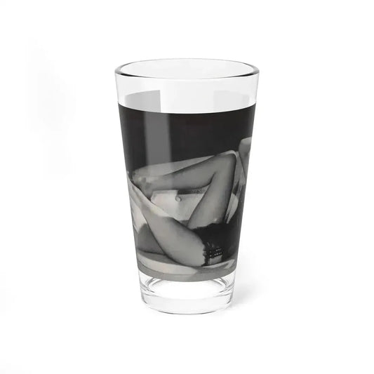 Anita Ekberg #390 - Femme Fatales Mag. Aug. '98 - 1 B&W Centerfold Photo (Vintage Female Icon) Pint Glass 16oz 16oz - Go Mug Yourself