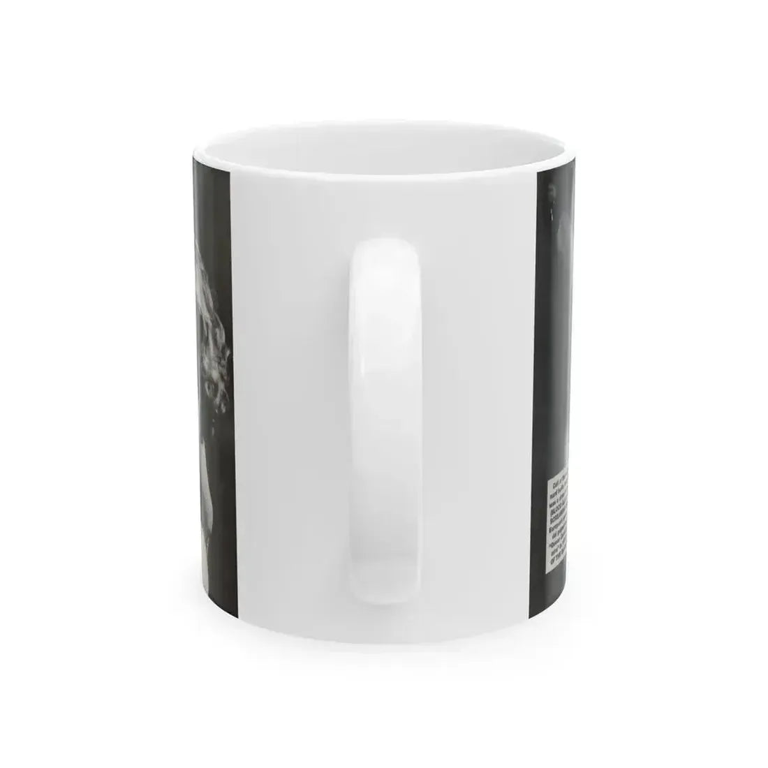 Anita Ekberg #390 - Femme Fatales Mag. Aug. '98 - 1 B&W Centerfold Photo (Vintage Female Icon) White Coffee Mug - Go Mug Yourself