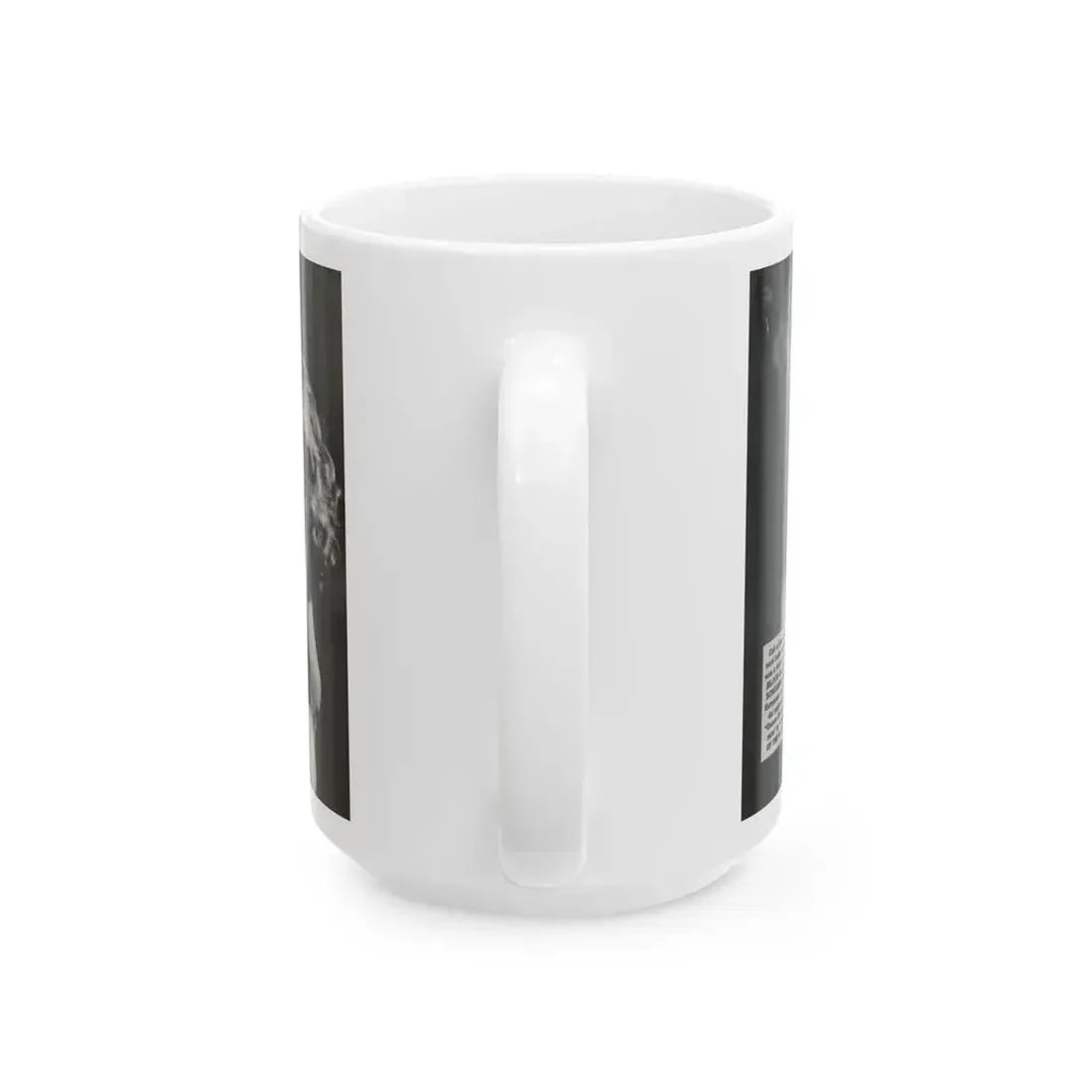 Anita Ekberg #390 - Femme Fatales Mag. Aug. '98 - 1 B&W Centerfold Photo (Vintage Female Icon) White Coffee Mug - Go Mug Yourself