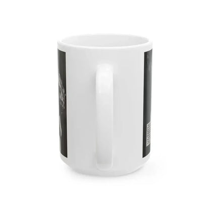 Anita Ekberg #390 - Femme Fatales Mag. Aug. '98 - 1 B&W Centerfold Photo (Vintage Female Icon) White Coffee Mug - Go Mug Yourself