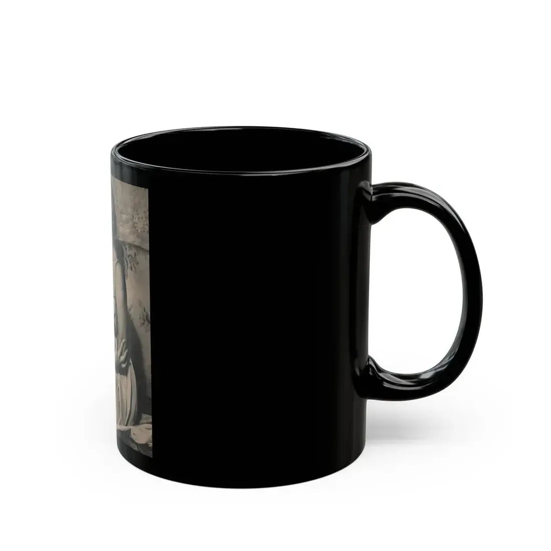Anita Ekberg #392 - Fabulous Females Mag. Issue #1 '55 - 1 B&W Photo (Vintage Female Icon) Black Coffee Mug - Go Mug Yourself