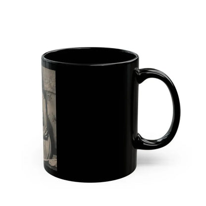 Anita Ekberg #392 - Fabulous Females Mag. Issue #1 '55 - 1 B&W Photo (Vintage Female Icon) Black Coffee Mug - Go Mug Yourself