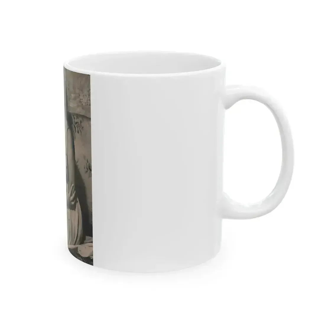 Anita Ekberg #392 - Fabulous Females Mag. Issue #1 '55 - 1 B&W Photo (Vintage Female Icon) White Coffee Mug - Go Mug Yourself