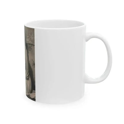 Anita Ekberg #392 - Fabulous Females Mag. Issue #1 '55 - 1 B&W Photo (Vintage Female Icon) White Coffee Mug - Go Mug Yourself