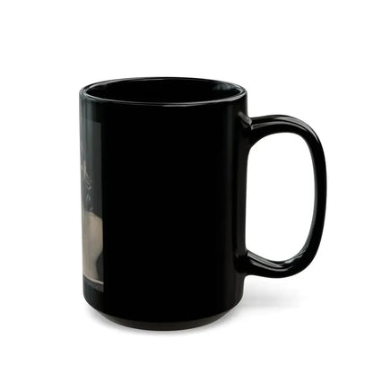 Anita Ekberg #393 - Fabulous Females Mag. Issue #1 '55 - 1 B&W Photo (Vintage Female Icon) Black Coffee Mug - Go Mug Yourself
