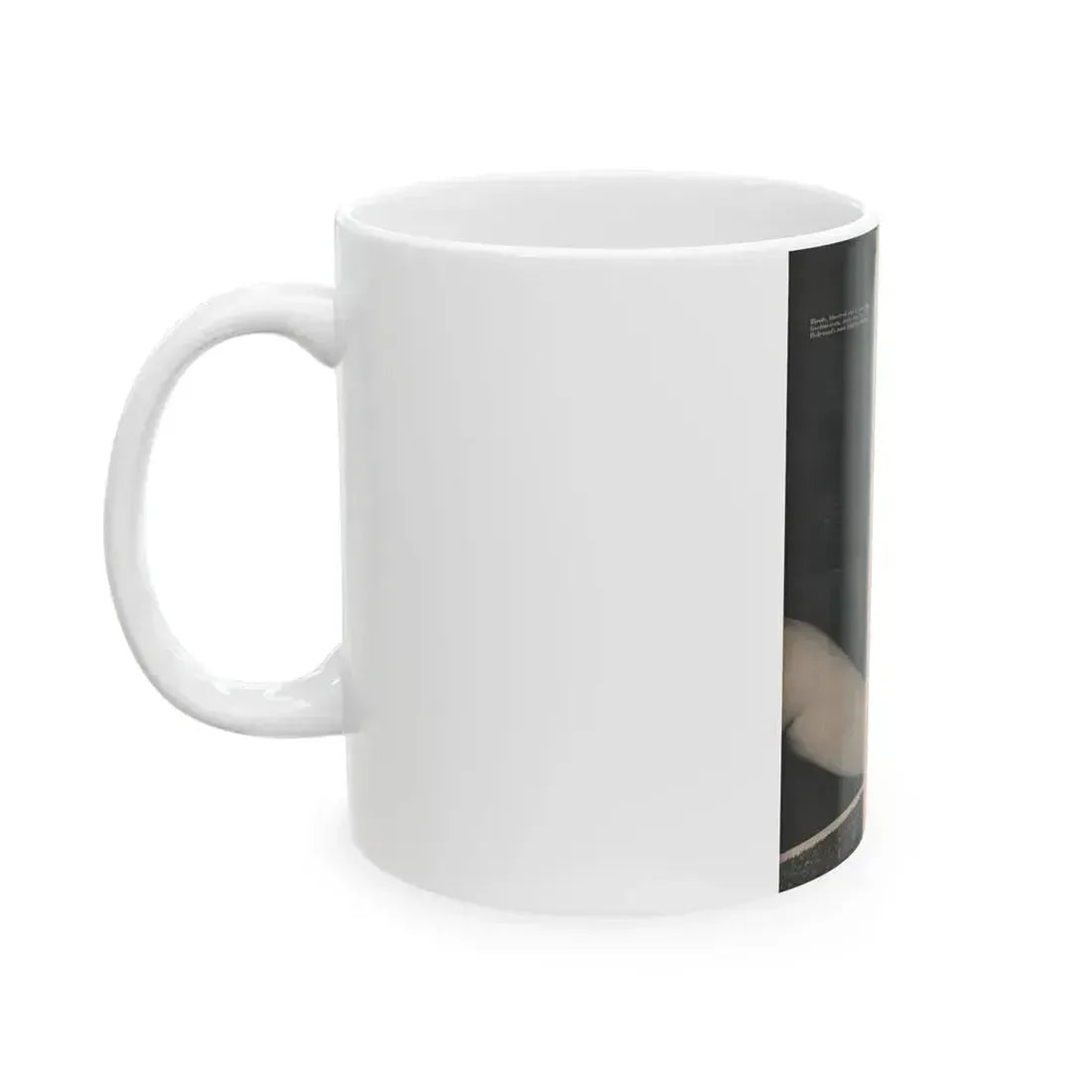 Anita Ekberg #394 - Fabulous Females Mag. Issue #1 '55 - 1 B&W (Vintage Female Icon) White Coffee Mug - Go Mug Yourself