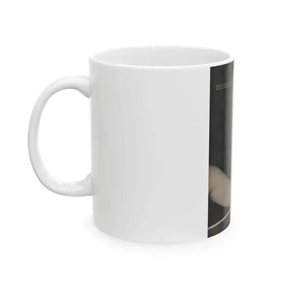 Anita Ekberg #394 - Fabulous Females Mag. Issue #1 '55 - 1 B&W (Vintage Female Icon) White Coffee Mug - Go Mug Yourself