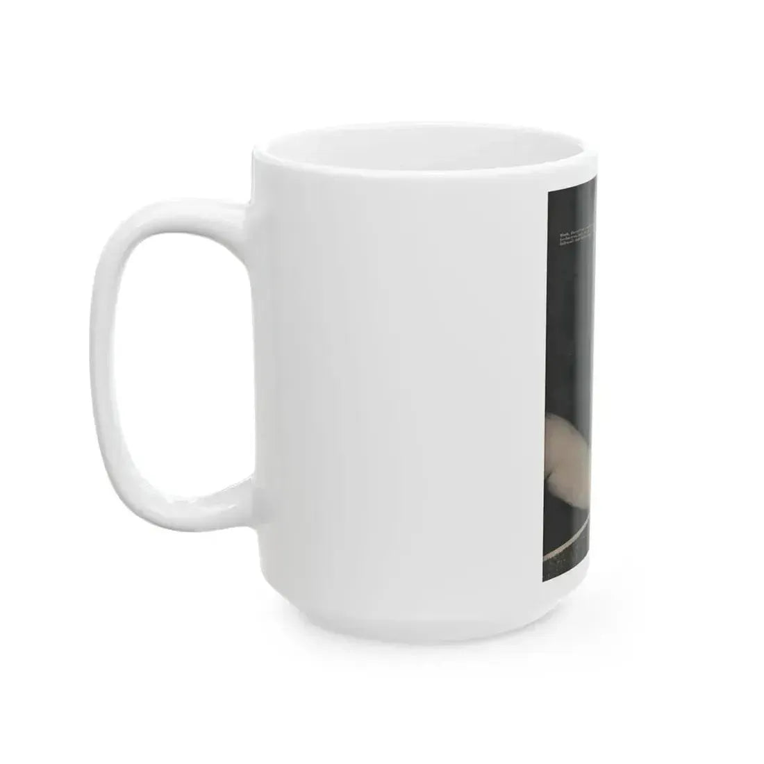 Anita Ekberg #394 - Fabulous Females Mag. Issue #1 '55 - 1 B&W (Vintage Female Icon) White Coffee Mug - Go Mug Yourself