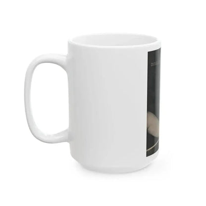 Anita Ekberg #394 - Fabulous Females Mag. Issue #1 '55 - 1 B&W (Vintage Female Icon) White Coffee Mug - Go Mug Yourself