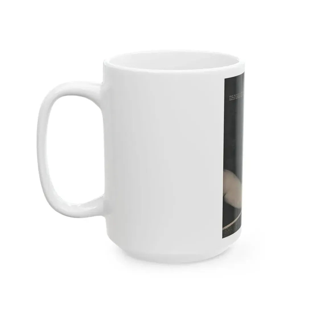 Anita Ekberg #394 - Fabulous Females Mag. Issue #1 '55 - 1 B&W (Vintage Female Icon) White Coffee Mug - Go Mug Yourself