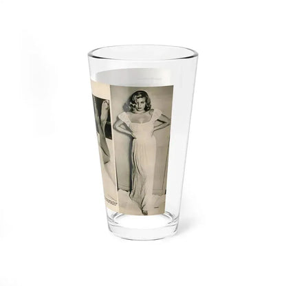Anita Ekberg #395 - Fabulous Females Mag. Issue #1 '55 - B&W Centerfold & 1 More (Vintage Female Icon) Pint Glass 16oz - Go Mug Yourself