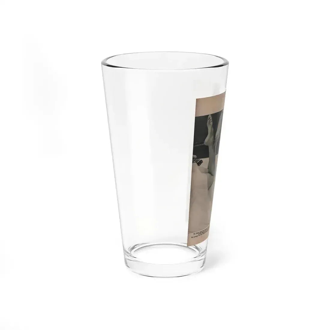 Anita Ekberg #396 - Fabulous Females Mag. Issue #1 '55 - Part of B&W Centerfold & 1 More (Vintage Female Icon) Pint Glass 16oz - Go Mug Yourself