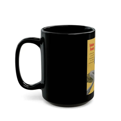 Anita Ekberg #399 - Fabulous Females Mag. Issue #1 - 1 B&W Photo on back cover (Vintage Female Icon) Black Coffee Mug - Go Mug Yourself