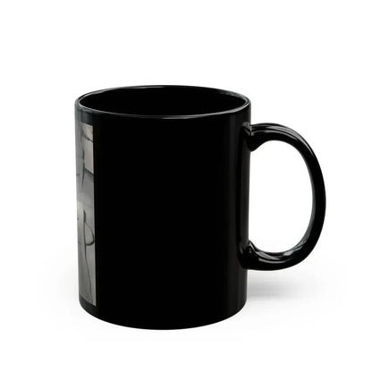 Anita Ekberg #400 - PHOTO Digest Mag. Nov. '55 - Inside of Cover 1 B&W Pic (Vintage Female Icon) Black Coffee Mug - Go Mug Yourself