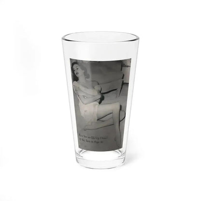 Anita Ekberg #400 - PHOTO Digest Mag. Nov. '55 - Inside of Cover 1 B&W Pic (Vintage Female Icon) Pint Glass 16oz 16oz - Go Mug Yourself