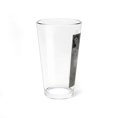 Anita Ekberg #400 - PHOTO Digest Mag. Nov. '55 - Inside of Cover 1 B&W Pic (Vintage Female Icon) Pint Glass 16oz - Go Mug Yourself