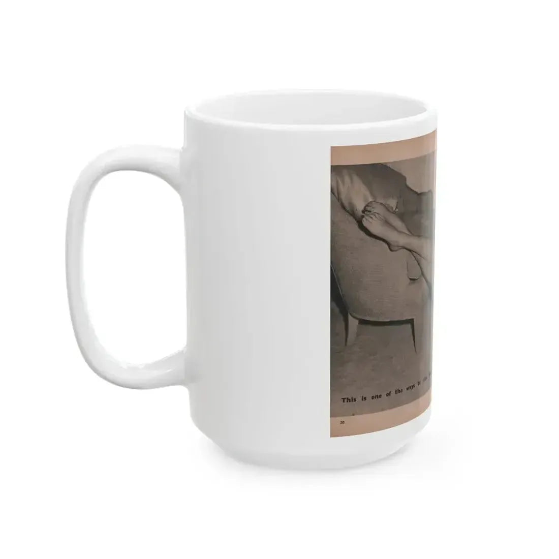 Anita Ekberg #402 - PHOTO Digest Mag. Nov. '55 - 2 Pages, 1 B&W Centerfold (Vintage Female Icon) White Coffee Mug - Go Mug Yourself