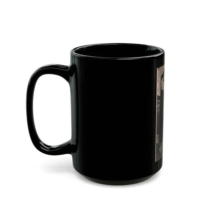 Anita Ekberg #404 - PHOTO Digest Mag. Nov. '55 - 1 Page, 1 B&W Pic (Vintage Female Icon) Black Coffee Mug - Go Mug Yourself