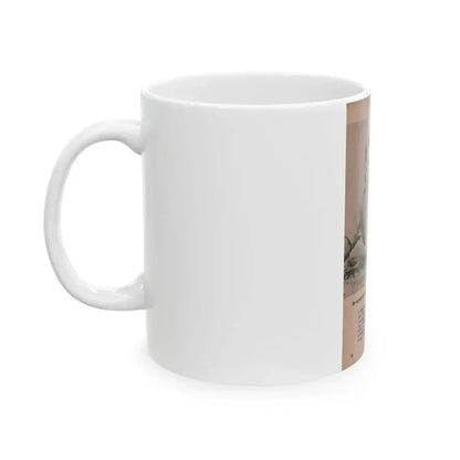 Anita Ekberg #406 - PHOTO Digest Mag. Nov. '55 - 1 Page, 1 B&W Pic (Vintage Female Icon) White Coffee Mug - Go Mug Yourself