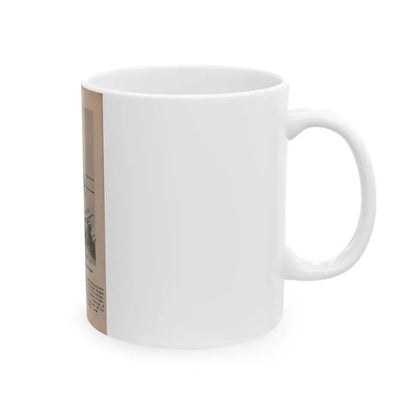 Anita Ekberg #406 - PHOTO Digest Mag. Nov. '55 - 1 Page, 1 B&W Pic (Vintage Female Icon) White Coffee Mug - Go Mug Yourself