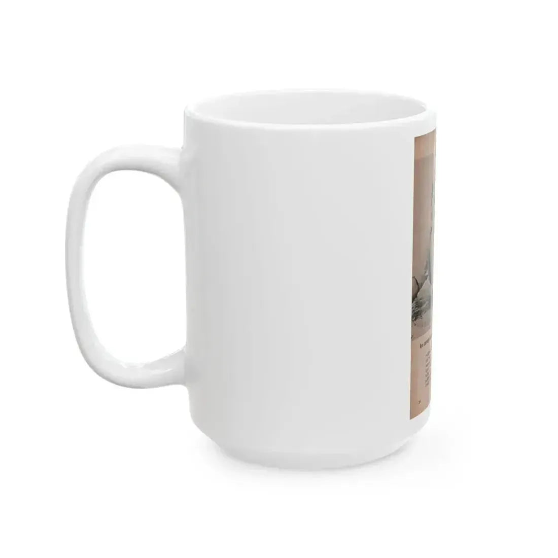 Anita Ekberg #406 - PHOTO Digest Mag. Nov. '55 - 1 Page, 1 B&W Pic (Vintage Female Icon) White Coffee Mug - Go Mug Yourself