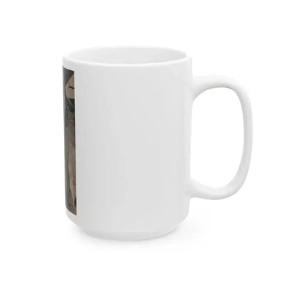 Anita Ekberg #407 - PHOTO Digest Mag. Nov. '55 - 1 Page, 1 B&W Pic (Vintage Female Icon) White Coffee Mug - Go Mug Yourself