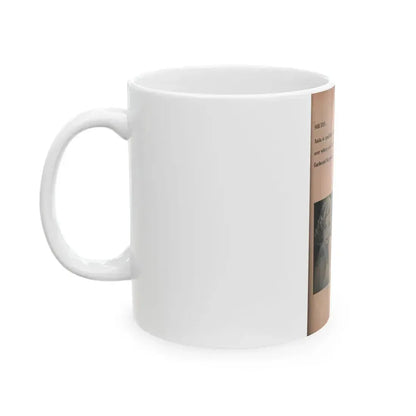 Anita Ekberg #413 - EYE Digest Mag. Nov. '53 - 1 Page, 2 B&W Pics & Caption (Vintage Female Icon) White Coffee Mug - Go Mug Yourself