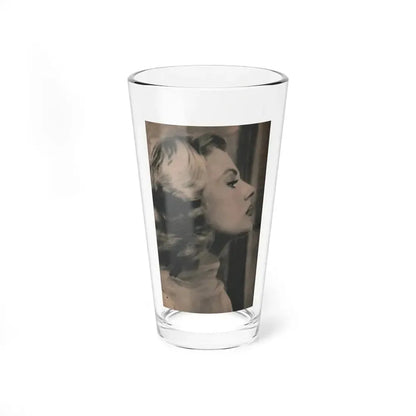 Anita Ekberg #414 - EYE Digest Mag. Nov. '53 - 1 Page, 1 B&W Photo (Vintage Female Icon) Pint Glass 16oz 16oz - Go Mug Yourself
