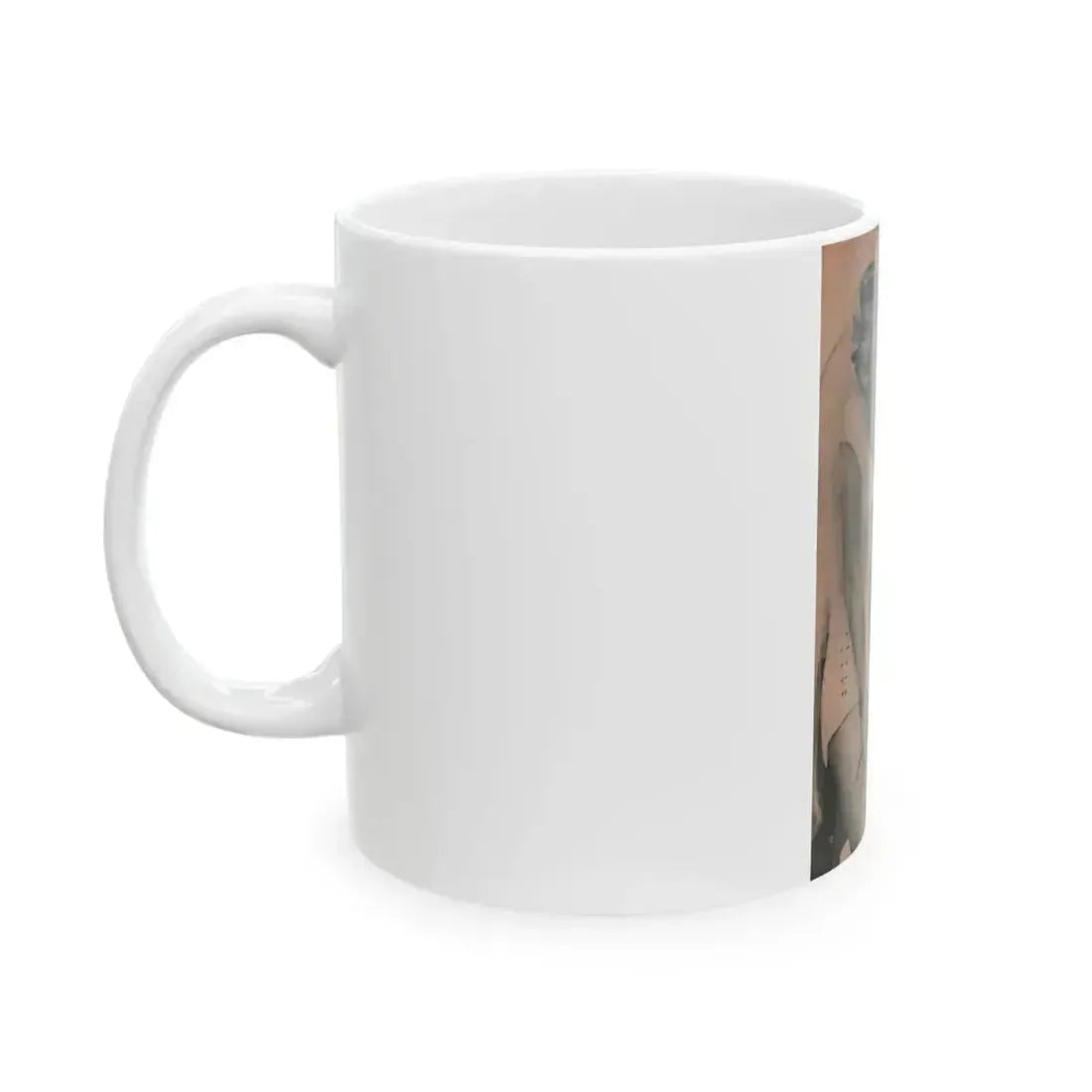 Anita Ekberg #422 - EYE Digest Mag. Jan. '54 - 1 Page, 3 B&W Pics+Caption (Vintage Female Icon) White Coffee Mug - Go Mug Yourself