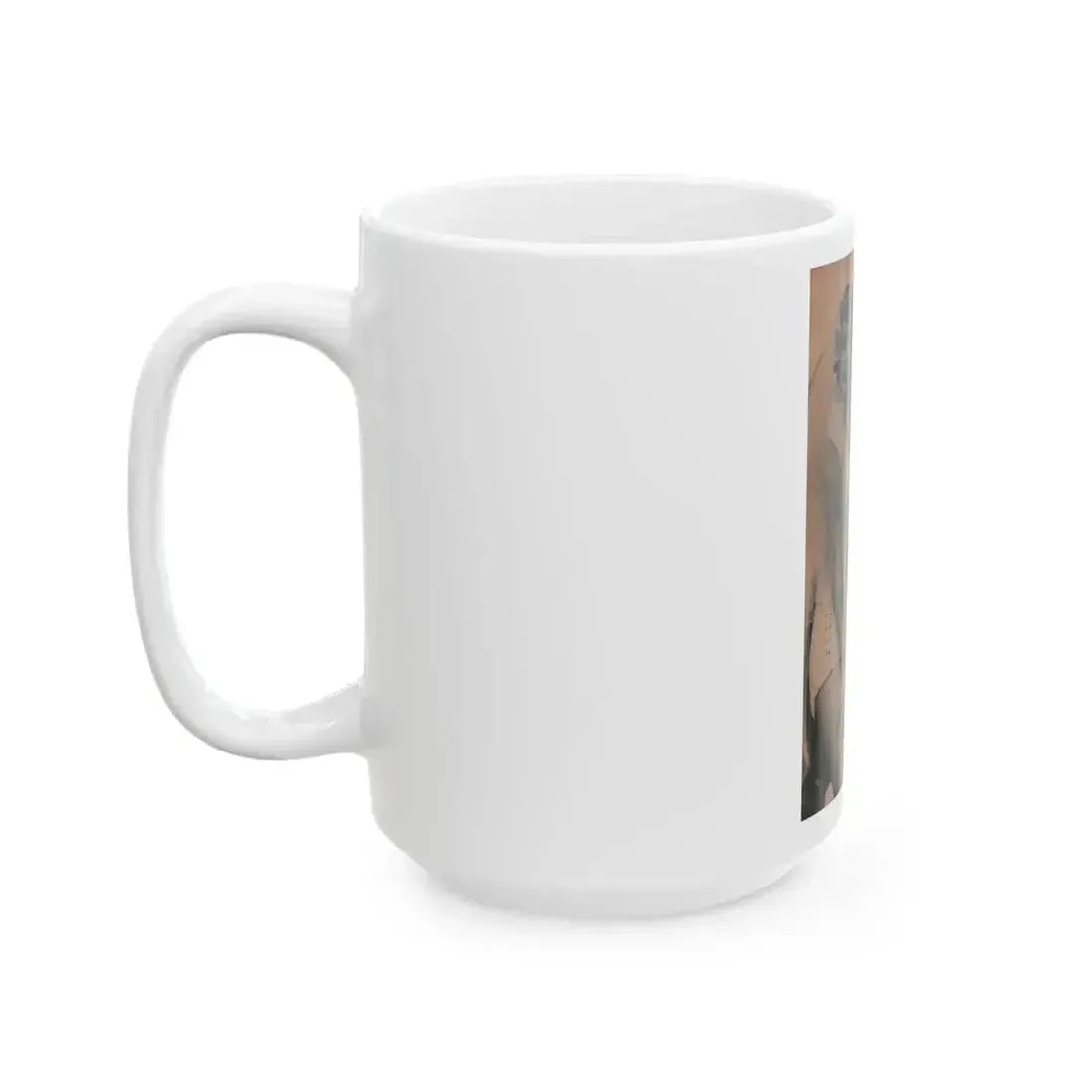 Anita Ekberg #422 - EYE Digest Mag. Jan. '54 - 1 Page, 3 B&W Pics+Caption (Vintage Female Icon) White Coffee Mug - Go Mug Yourself