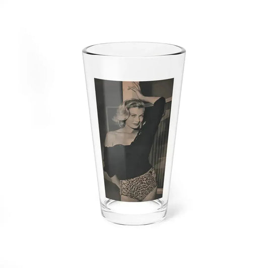 Anita Ekberg #423 - EYE Digest Mag. Jan. '54 - 1 Page & 1 B&W Photo (Vintage Female Icon) Pint Glass 16oz 16oz - Go Mug Yourself