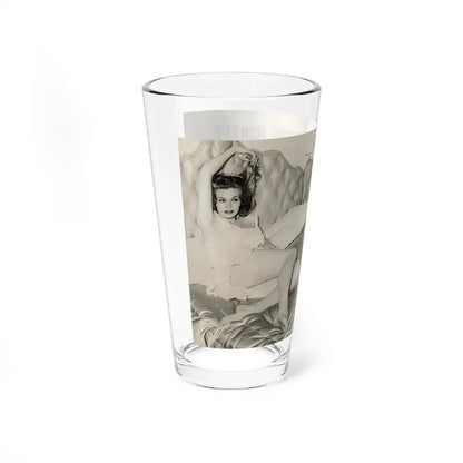 Anita Ekberg #425 - 1 Large B&W Photp & 4 Small B&W Photos & Article from Earl Wilson's Showgirls Mag. '56 1 (Vintage Female Icon) Pint Glass 16oz - Go Mug Yourself